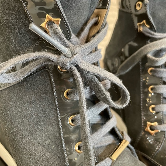 Jimmy Choo Colorblock Wedge Sneakers - Picture 5 of 10